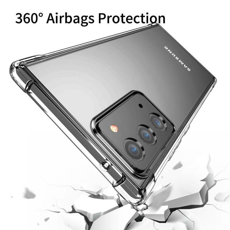Samsung Galaxy Note 20 Capa Transparente LEEU Almofadas PelÃ­cula pelÃ­cula pelÃ­cula protectoraaaas