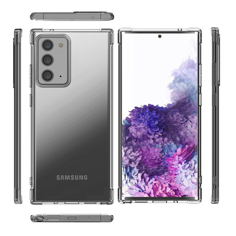 Samsung Galaxy Note 20 Capa Transparente LEEU Almofadas PelÃ­cula pelÃ­cula pelÃ­cula protectoraaaas