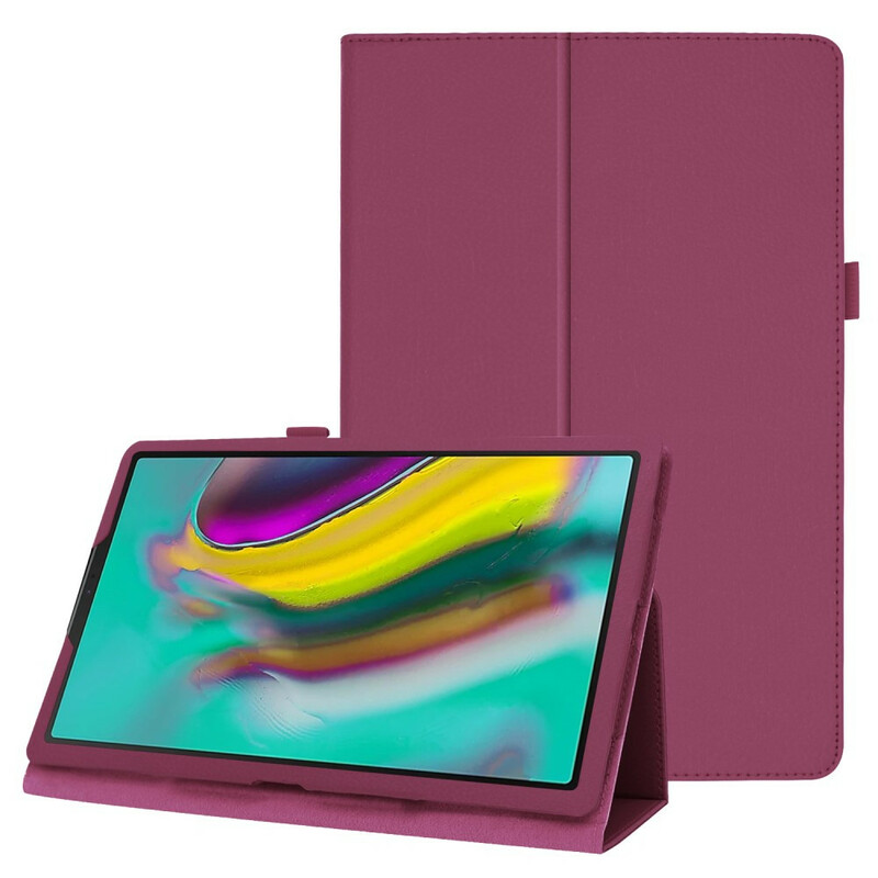 Samsung Galaxy Tab A 10.1 (2019) 2 Flaps Faux Leather Litchi Case