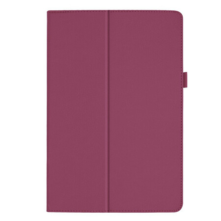 Samsung Galaxy Tab A 10.1 (2019) 2 Flaps Faux Leather Lychee Case