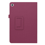 Samsung Galaxy Tab A 10.1 (2019) 2 Flaps Faux Leather Lychee Case
