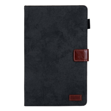 Samsung Galaxy Tab A 10.1 (2019) Estilo Clássico de Couro