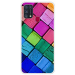 Samsung Galaxy M31 Capas de cubos coloridos