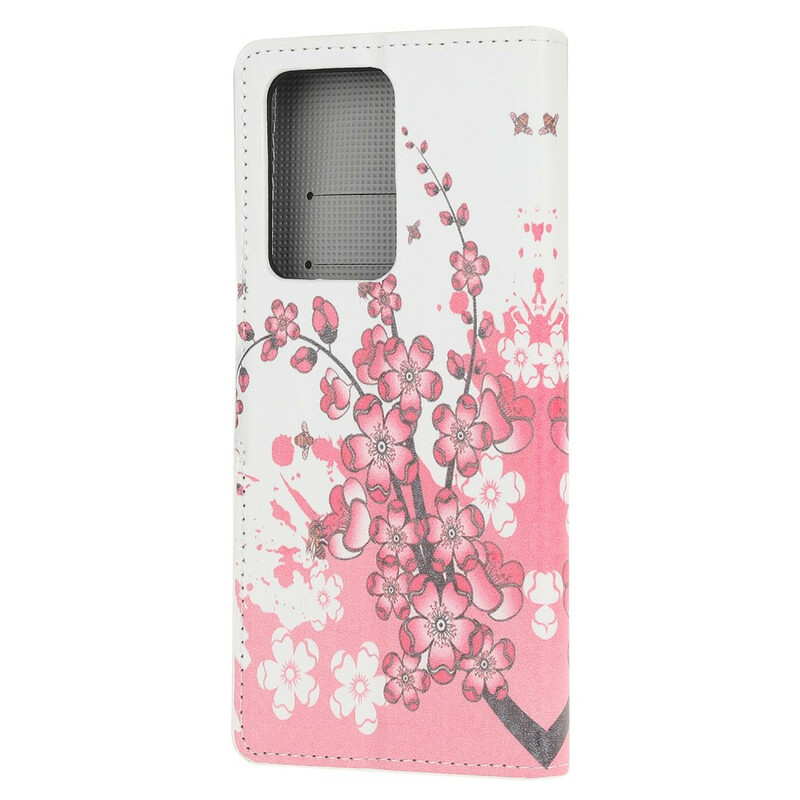 Capa Samsung Galaxy Note 20 Ultra Tropical Flowers