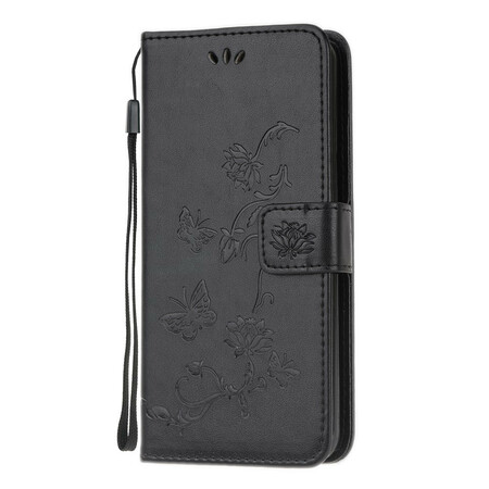 Capa Google Pixel 4a Borboletas e Flores