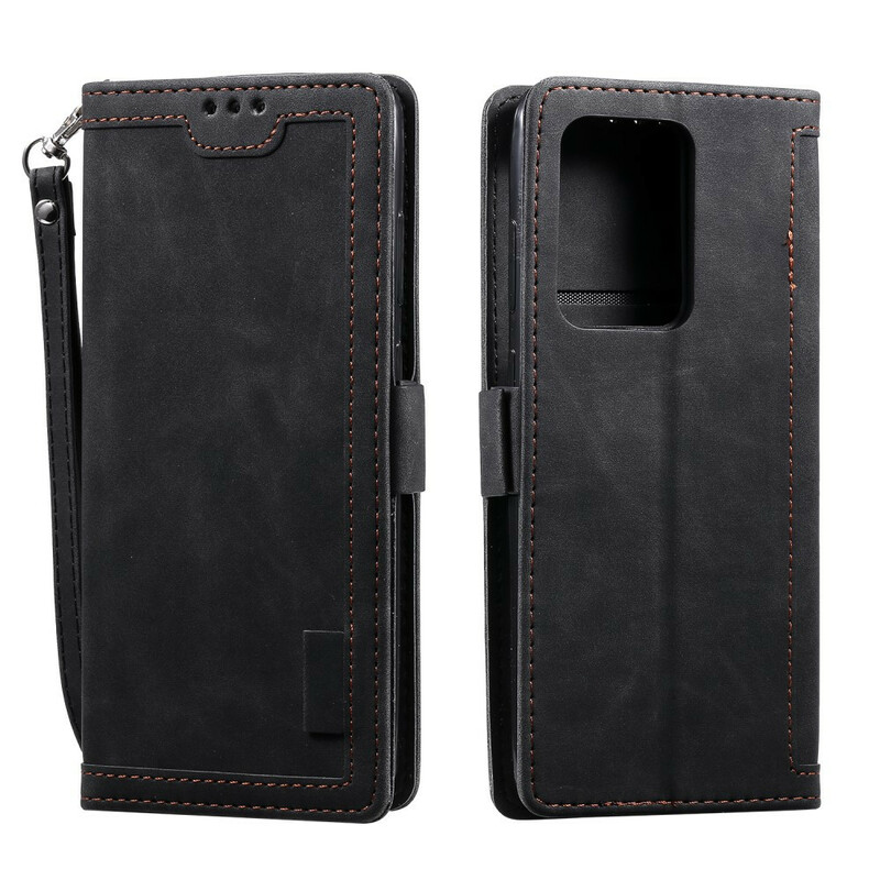 Samsung Galaxy Note 20 Capa Ultra Leatherette com CordÃ£o