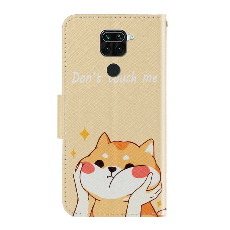 Xiaomi Redmi Note 9 Cat Don't Touch Me Strap Case