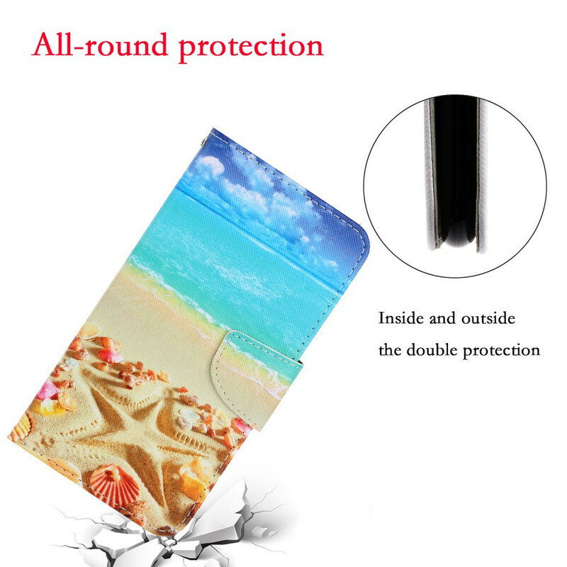 Xiaomi Redmi Note 9 Capa de cinta de praia