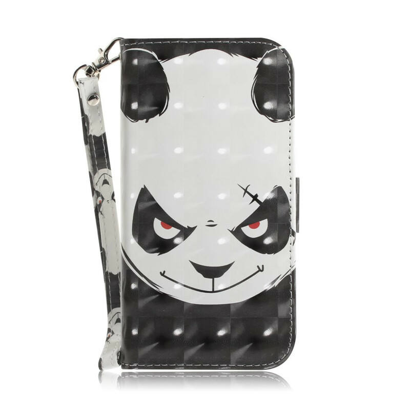 Xiaomi Redmi Note 9 Capa de CordÃ£o Panda Furiosa