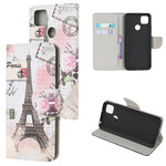 Xiaomi Redmi 9C Capa Retro Torre Eiffel