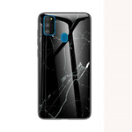 Samsung Galaxy M21 Premium Color Tempered Glass Case