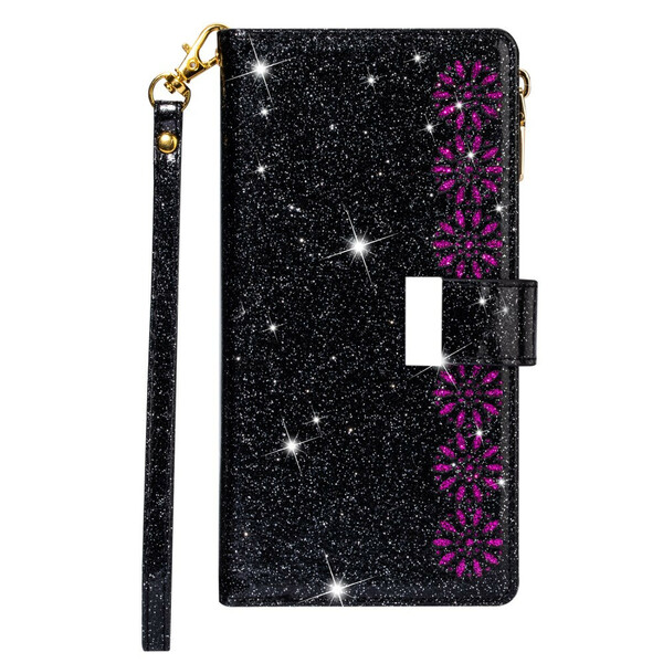 Samsung Galaxy Note 20 Capa Ultra Glitter Capa com fecho de correr