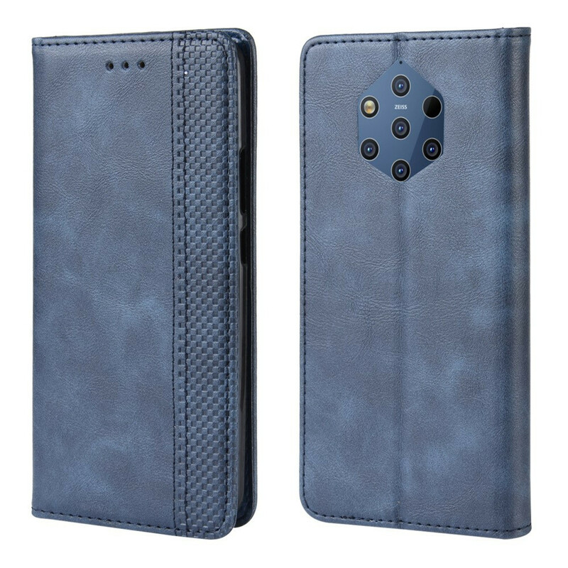Capa Nokia 9 PureView Leather Effect Vintage Stylish