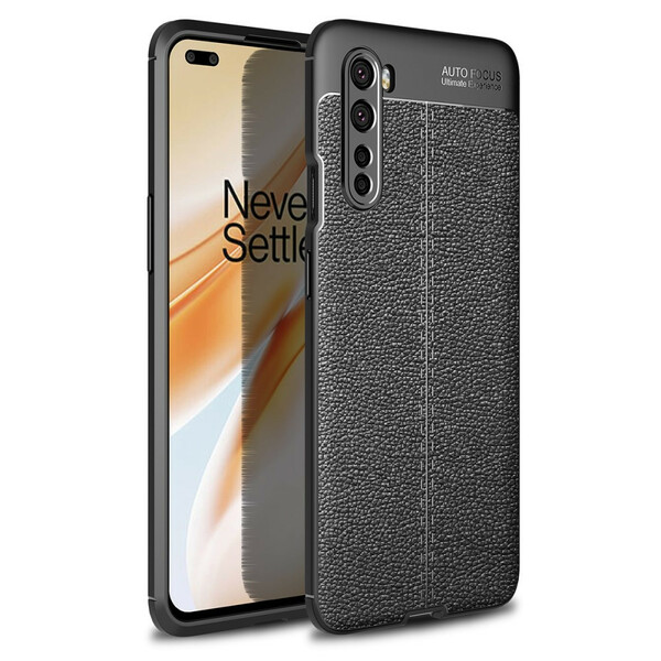 Capa OnePlus Nord Leather Effect Lychee Linha Dupla