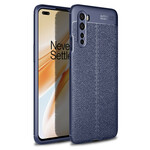Capa OnePlus Nord Leather Effect Lychee Linha Dupla