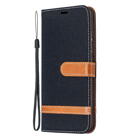 Capa Honor 9X Lite de Tecido e Efeito Couro
