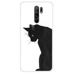 Xiaomi Redmi 9 Cat Case Black Pensante