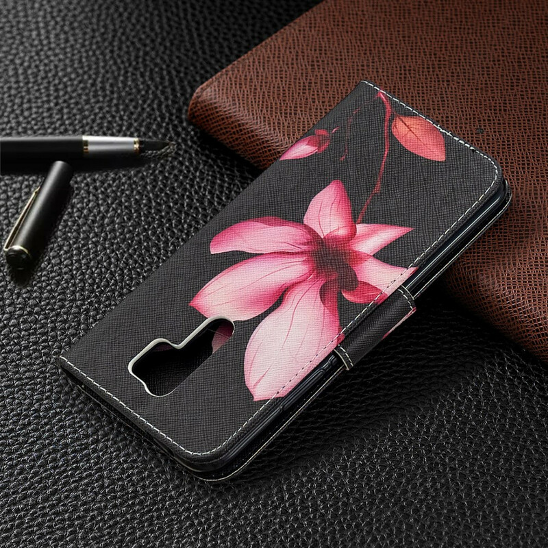 Xiaomi Redmi 9 Capa cor-de-rosa flor