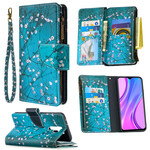 Xiaomi Redmi 9 Capa de bolso Zip Pocket Tree Xiaomi Redmi 9 Capa de bolso Zip Pocket Tree