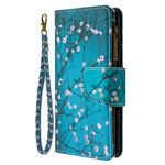 Xiaomi Redmi 9 Capa de bolso Zip Pocket Tree Xiaomi Redmi 9 Capa de bolso Zip Pocket Tree