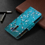 Xiaomi Redmi 9 Capa de bolso Zip Pocket Tree Xiaomi Redmi 9 Capa de bolso Zip Pocket Tree