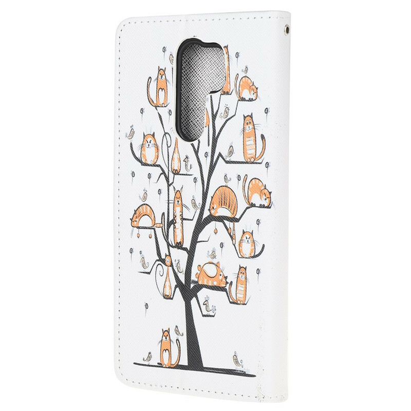 Xiaomi Redmi 9 Capa de cinta Funky Cats