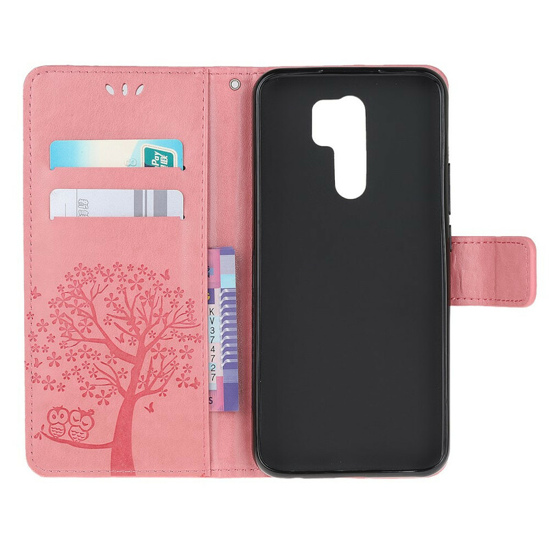 Xiaomi Redmi 9 Capa de CordÃ£o para Árvores e Corujas