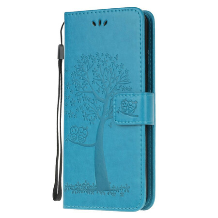 Xiaomi Redmi 9 Capa de Cordão para Árvores e Corujas