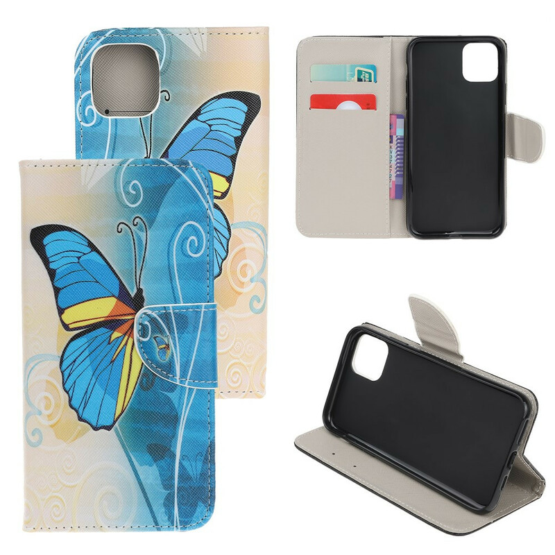 Capa iPhone 12 Butterfly Colorful