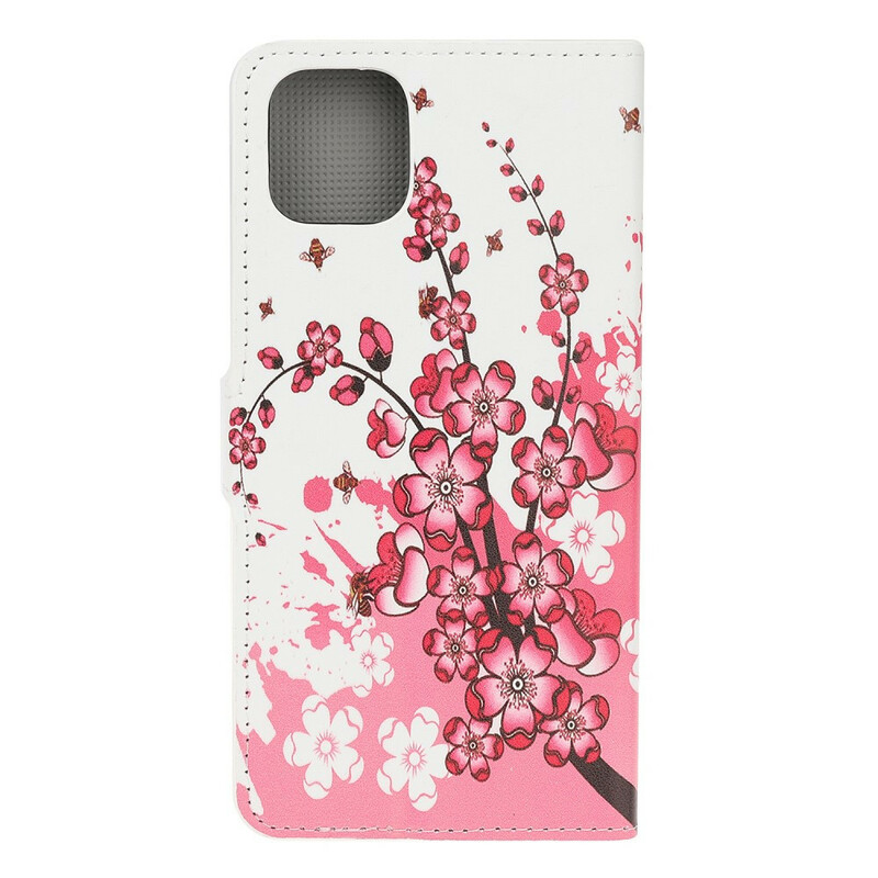 Capa para iPhone 12 Flores Tropicais Capa para iPhone 12 Flores Tropicais