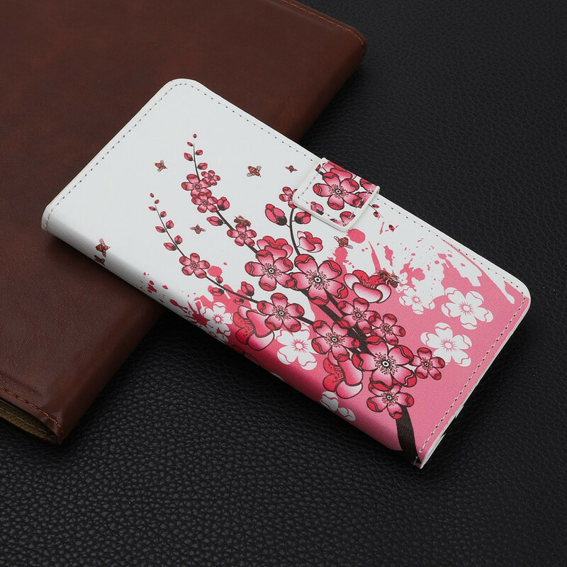 Capa para iPhone 12 Flores Tropicais Capa para iPhone 12 Flores Tropicais