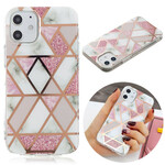 Capa iPhone 12 Marble Geometry Colorido 2