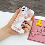 Capa iPhone 12 Marble Geometry Colorido 2