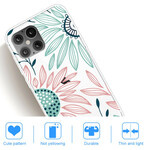 iPhone 12 Clear Case A Flower