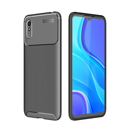 Xiaomi Redmi 9A Capa Flexível de Fibra de Carbono