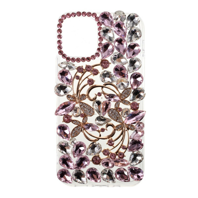 iPhone 12 Pro Max Silicone e Capa Strass