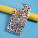 iPhone 12 Pro Max Silicone e Capa Strass