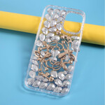 iPhone 12 Pro Max Silicone e Capa Strass