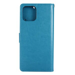 Case iPhone 12 Pro Max Butterflies e Flowers Lanyard