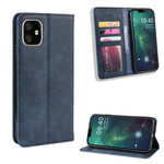 Capa Flip Cover iPhone 12 Pro Max Leather Effect Vintage Stylish
