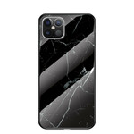 iPhone 12 Pro Max Case Mármore Cores do Mármore Vidro Temperado