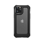 Capa de textura de fibra de carbono transparente iPhone 12 Pro Max Clear