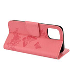 Capa para iPhone 12 Pro Max Splendid Butterflies with Strap