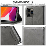 Capa para iPhone 12 Pro Max LC.IMEEKE Efeito Couro