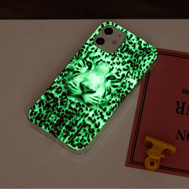 iPhone 12 Max / 12 Pro Leopard Capa Fluorescente