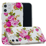 iPhone 12 Max / 12 Pro Case Liberty Flowers Fluorescent