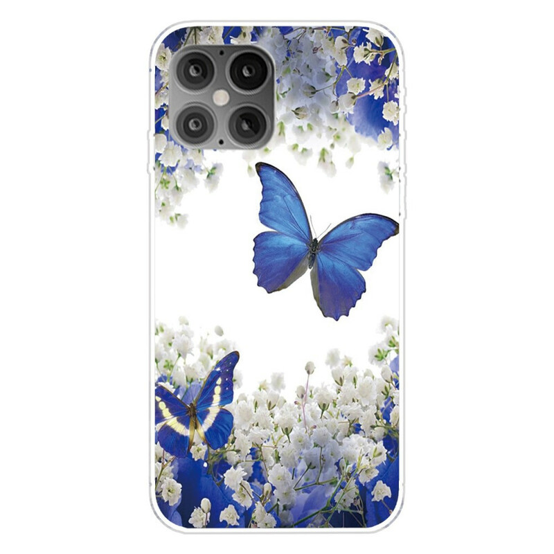 iPhone 12 Max / 12 Pro Capa de borboletas