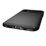 iPhone 12 Máximo / 12 Capa Pro Flexible Carbon Fiber Texture