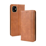 Capa Viragem iPhone 12 Max / 12 Pro Leather Effect Vintage Stylish