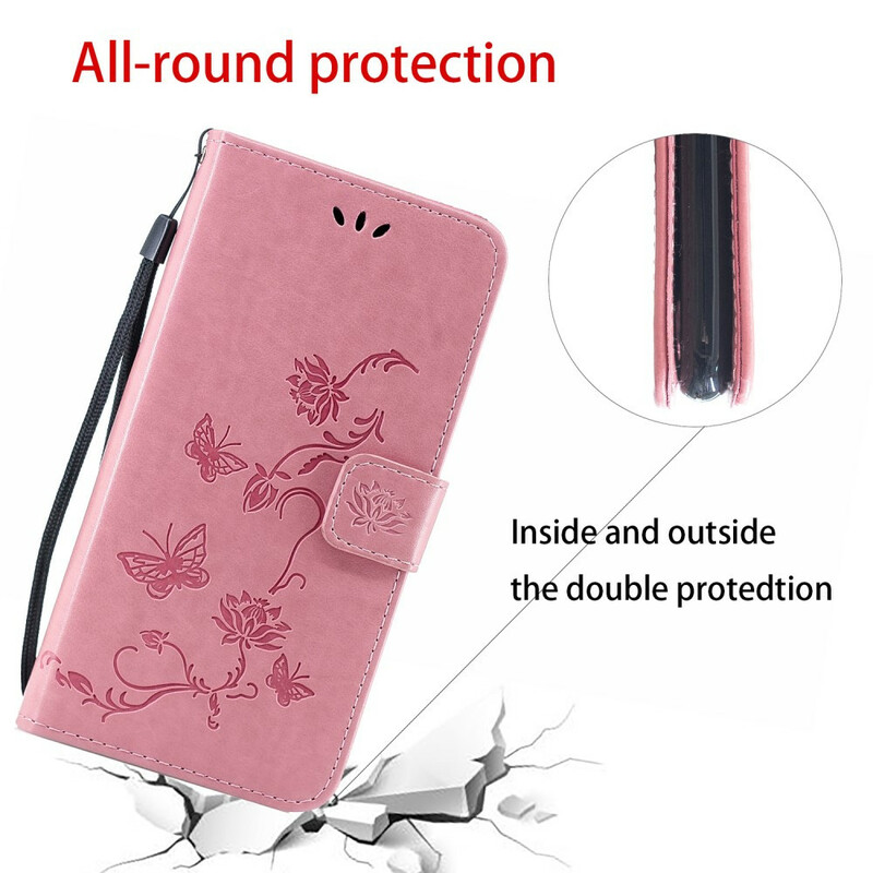 iPhone 12 Max / 12 Pro Floral Strap Case